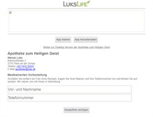 Tablet Screenshot of lukslife.at